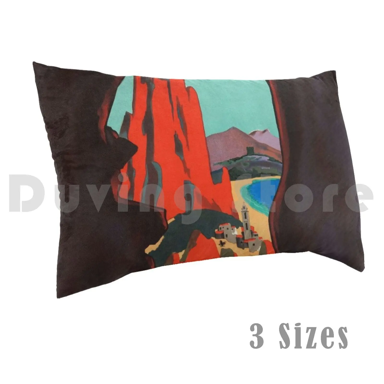 Винтажный постер для путешествий на подушке геновского размера 20*30 дюймов