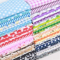 7pcs 25x25cm or 50x50cm cotton fabrics printed cloth sewing quilting fabrics for patchwork needlework diy handmade material