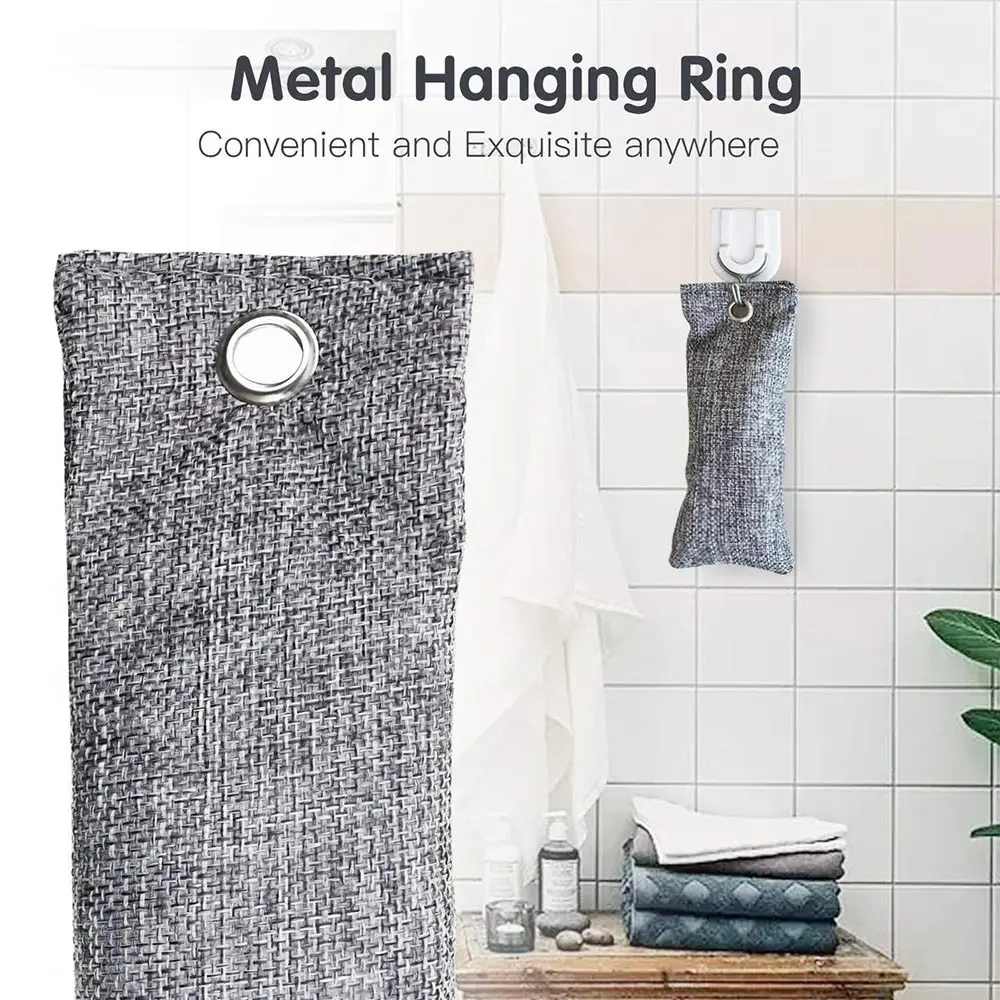 Бамбуковый уголь для очистки воздуха 2 шт активированный поглотитель запаха