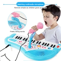 37 keys mini electronic organ musical piano teaching keyboard with microphone educational toys for kids musical instrument