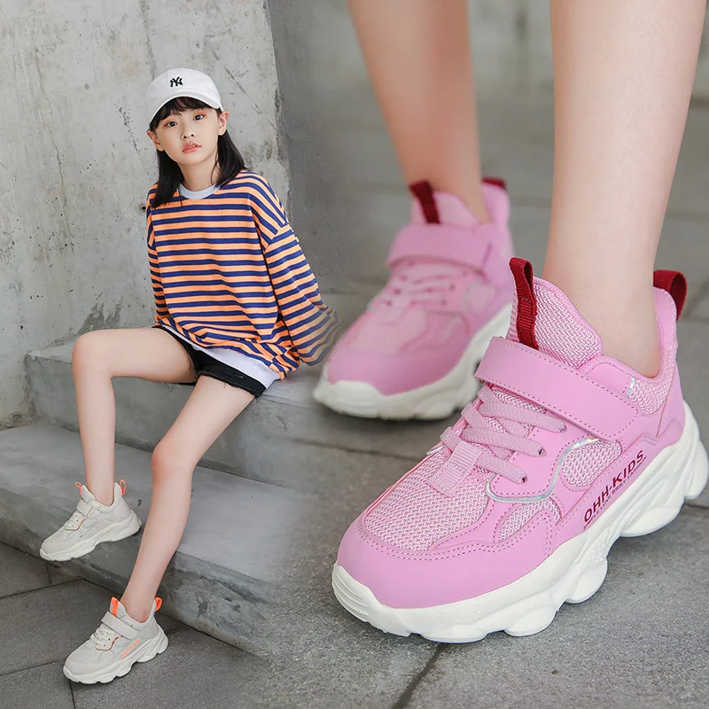 

Girls Sneakers 2021 Spring & Autumn Kids Fashion Off White Shoes Toddler Girl Sneakers Pink Shoes for Women Sneakers Off White
