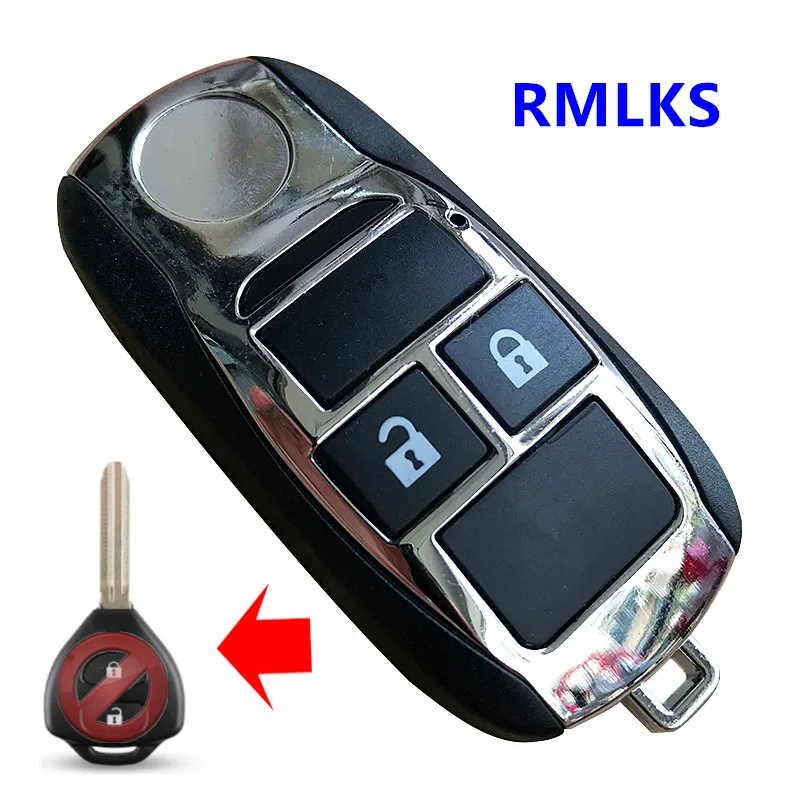 New Replacement Modified Folding Flip Remote Key Shell For Toyota Camry Yaris 2 3 4 Buttons Case TOY43 Blade | Автомобили и