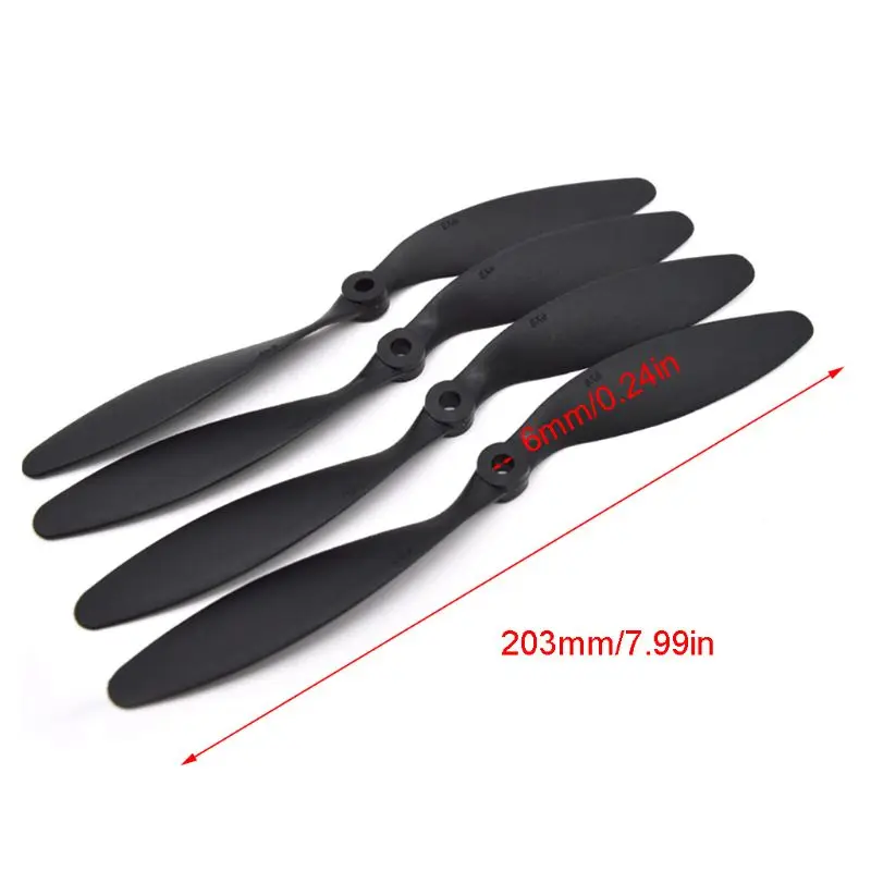 10pcs 8060 Propellers Glass Fiber&Nylon Props for RC Airplane Quadcopter Blades