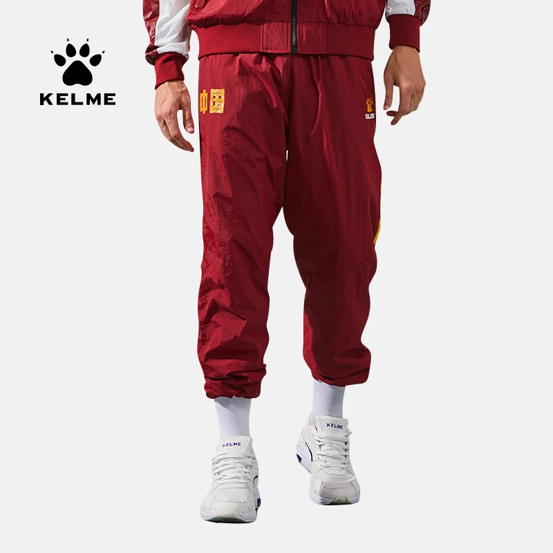 KELME Китай 70th юбилейный выпуск мужские брюки уличная хип-хоп джоггеры Брюки