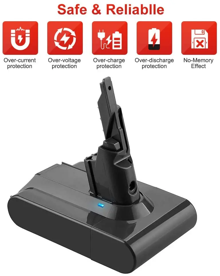 

NEWEST Original 21.6V 12800mAh Li-ion V7 12.8Ah Batteries For Dyson V7 Absolute V7 Vacuum Cleaner