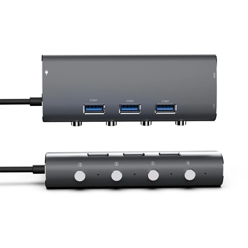 Type-C Docking Station 6-In-1 Converter to Hdmi Gigabit Network Card | Компьютеры и офис