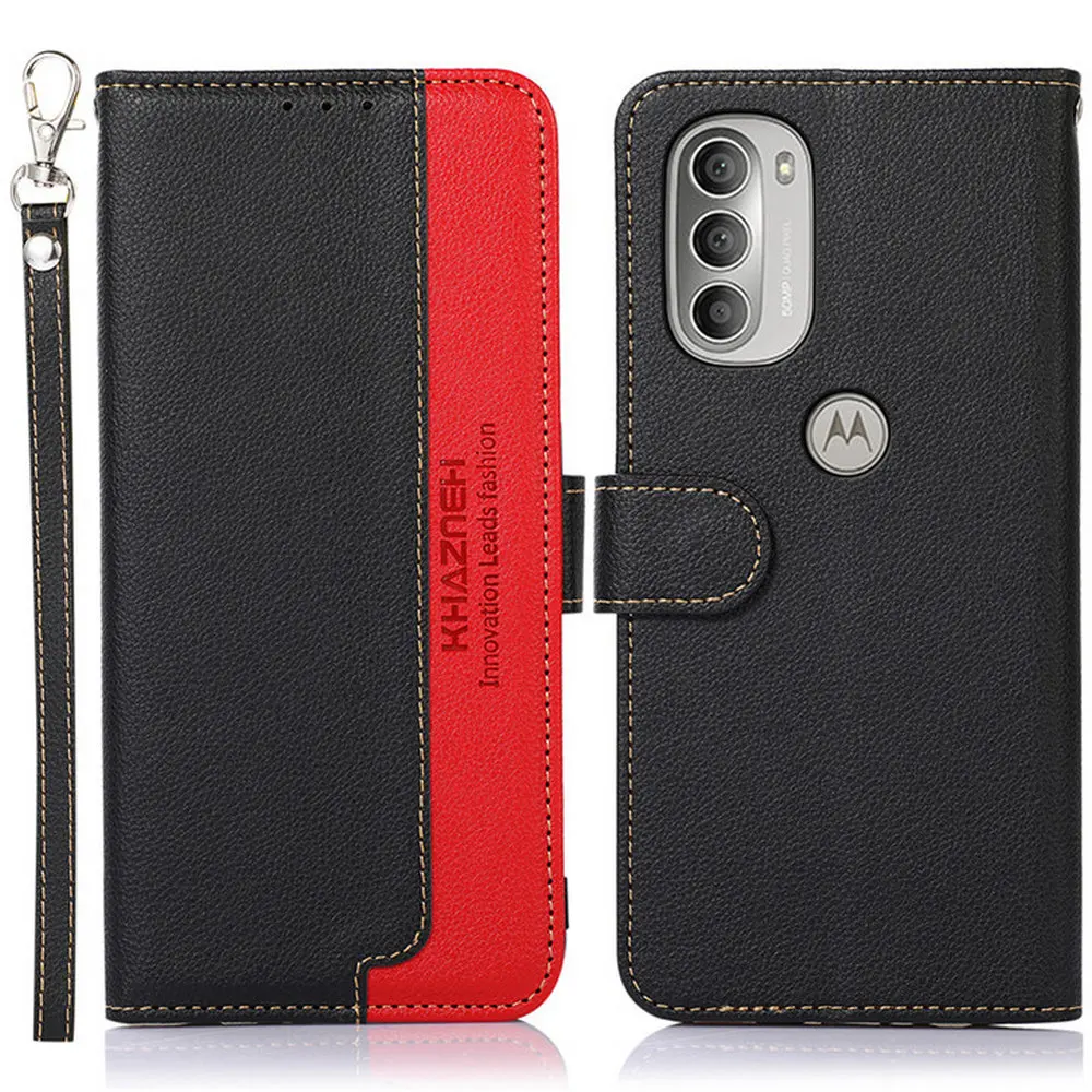 

Leather Texture Wallet Case For Motorola G51 2021 Flip Card Case RFID Blocking Shell Motorola G31 G41 Funda Moto G71 G 51 Cover