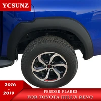fender flares black mudguards wheel arch for toyota hilux 2016 2017 2018 double cabin