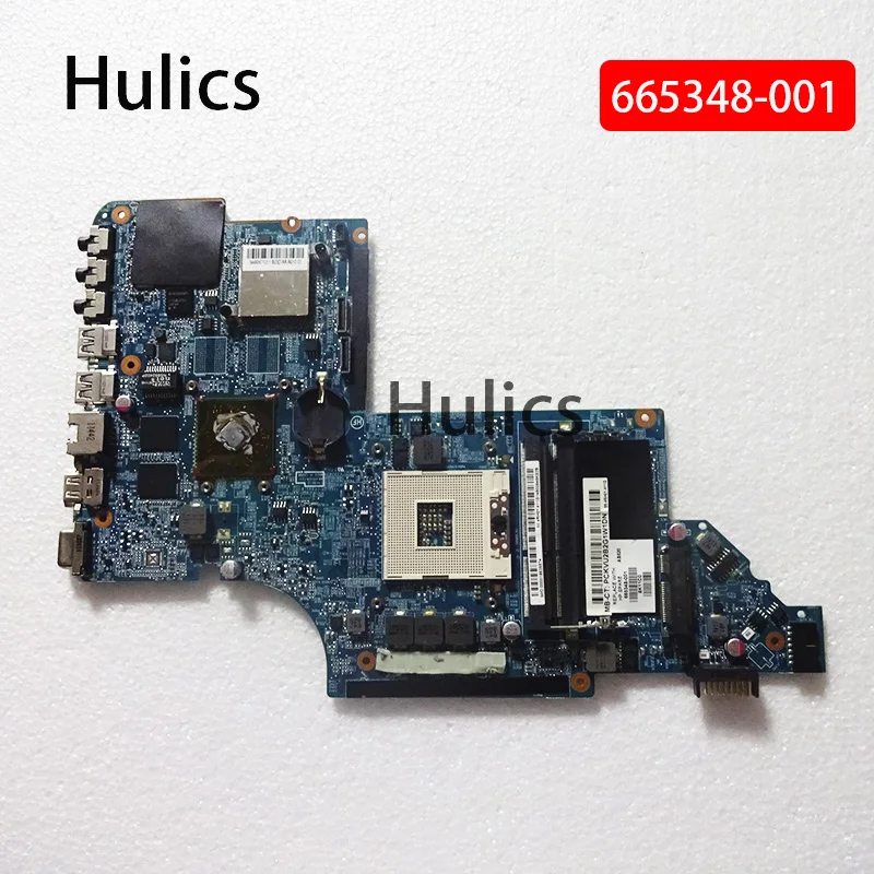 Оригинальная материнская плата Hulics для ноутбука HP Pavilion DV6T DV6T-6B00 DV6T-6C00 665348 665348-001 HM65