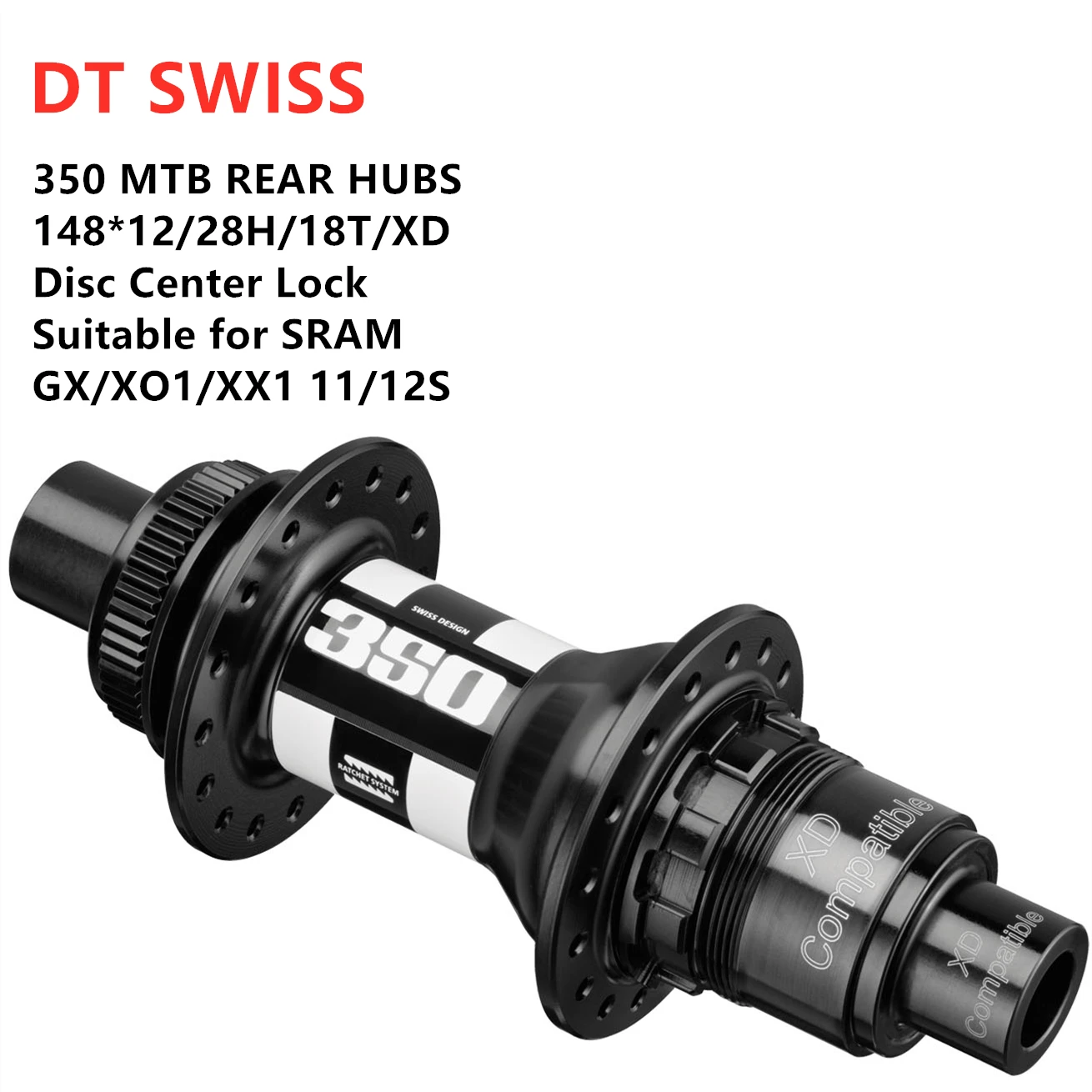 DT Swiss 350 горный велосипед 148/142/135 XD / HG MS Boost 28 32H Технические характеристики полная