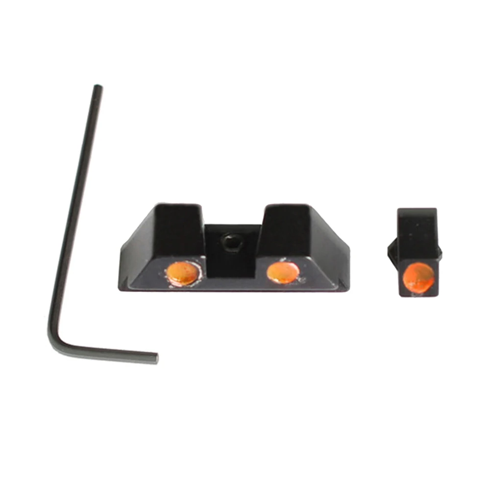 Тактический волоконно оптический передний и задний красный зеленый точечный