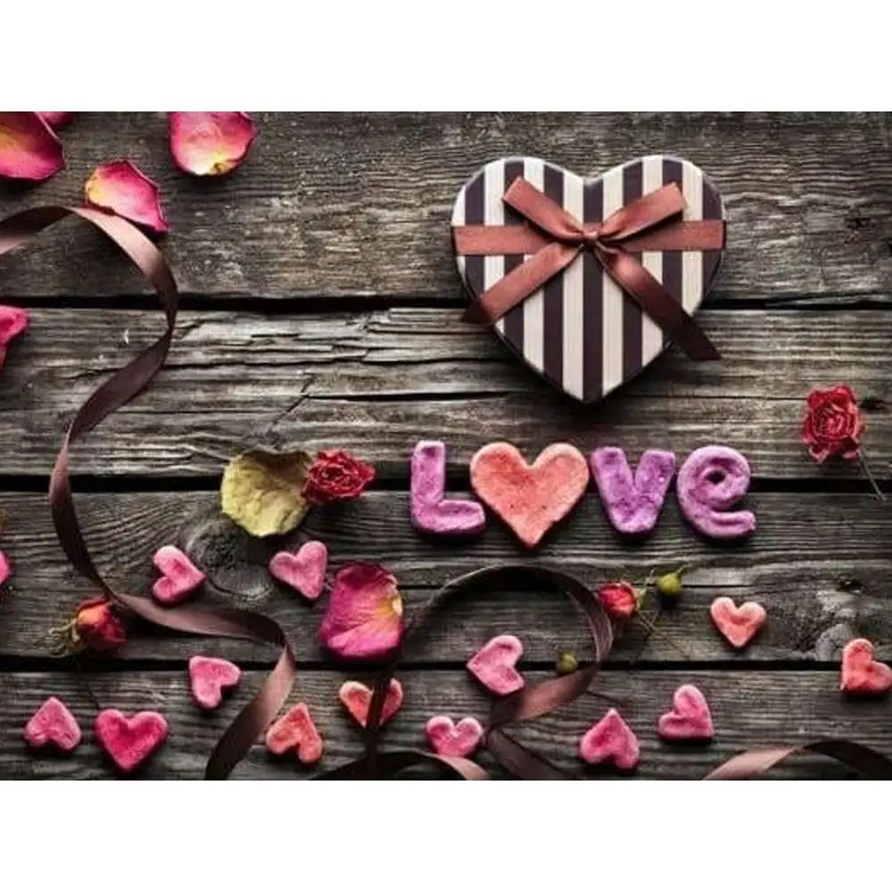 Алмазная картина DIY круглая дрель 5D Вышивка крестиком Зефир любовь вышивка