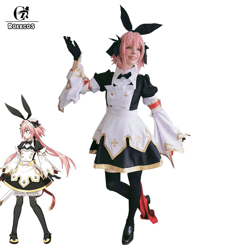 ROLECOS Fate Extella Link Astolfo костюм для косплея игра FGO косплей платье Apocrypha женский