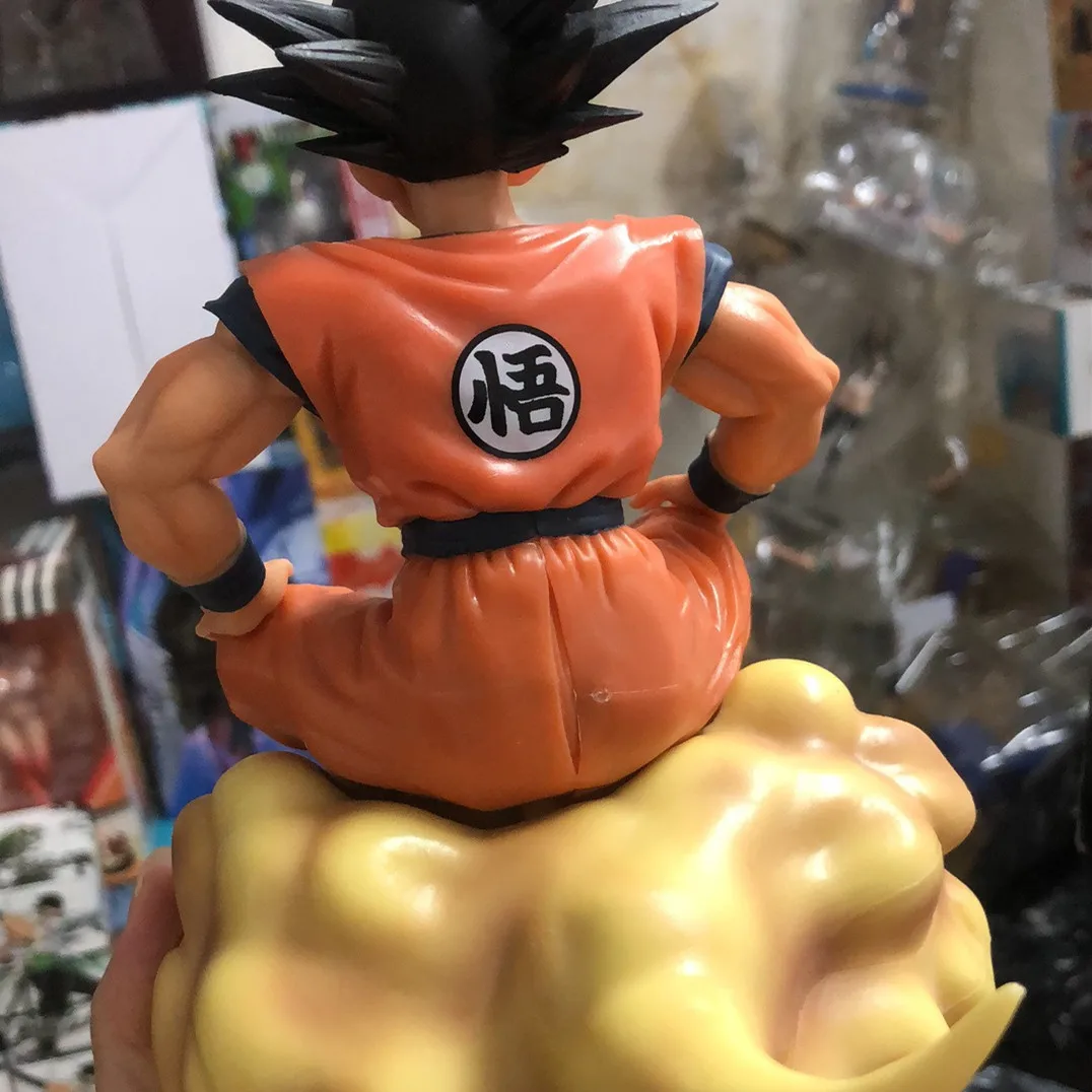 

Dragon Ball Z Son Goku With Cloud PVC Action Figures 190mm Anime Toy Dragon Ball Super DBZ Goku Figurine Toys