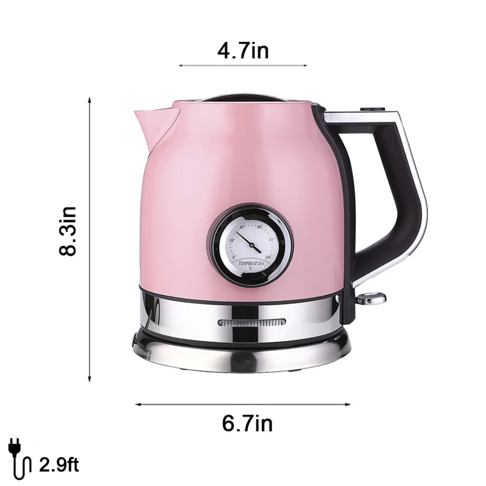 

KEWER 1.8L 304 Stainless Electric Kettle With Water Temperature Control Meter Household Quick Heating Electric Boiling Tea Pot