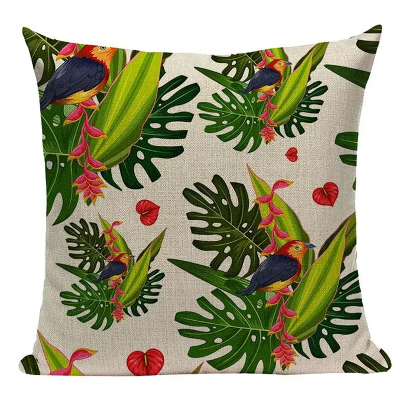 Завод Чехлы Тропическое дерево зеленый декоративная наволочка для подушки с