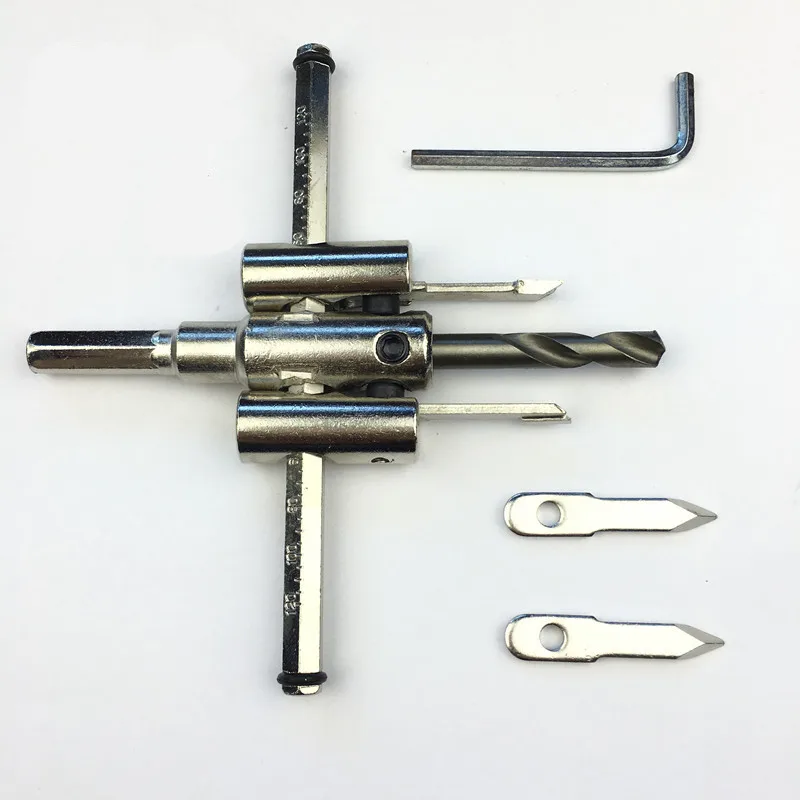 Woodworking Opener Adjust Aircraft Type Wood Circle Hole Saw Cutter Cordless Drill Bit Speaker Spotlight Plastic Board Bpening |