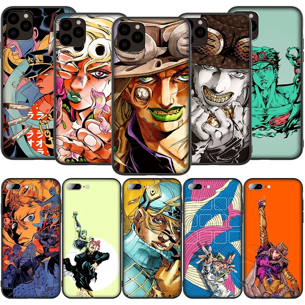Мягкий силиконовый чехол Lavaza JOJO'S с невероятными приключениями для iPhone 12 Mini 11 Pro