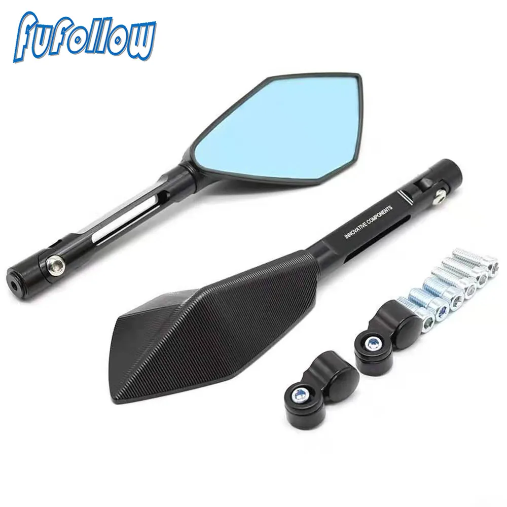 

Universial 8 10mm Motorcycle CNC Mirror Mirrors Motorbike Rearview Side Mirrors for Honda Suzuki Yamaha Kawasaki Scooter Ducati