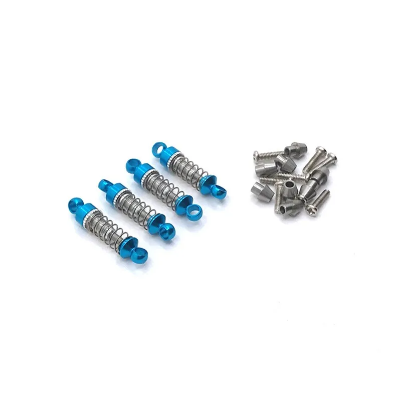 

WLtoys 1/28 284131 K979 K989 K999 RC Car Spare Parts, a Set of Metal Upgrade Shock Absorbers, Three-color Modified Parts