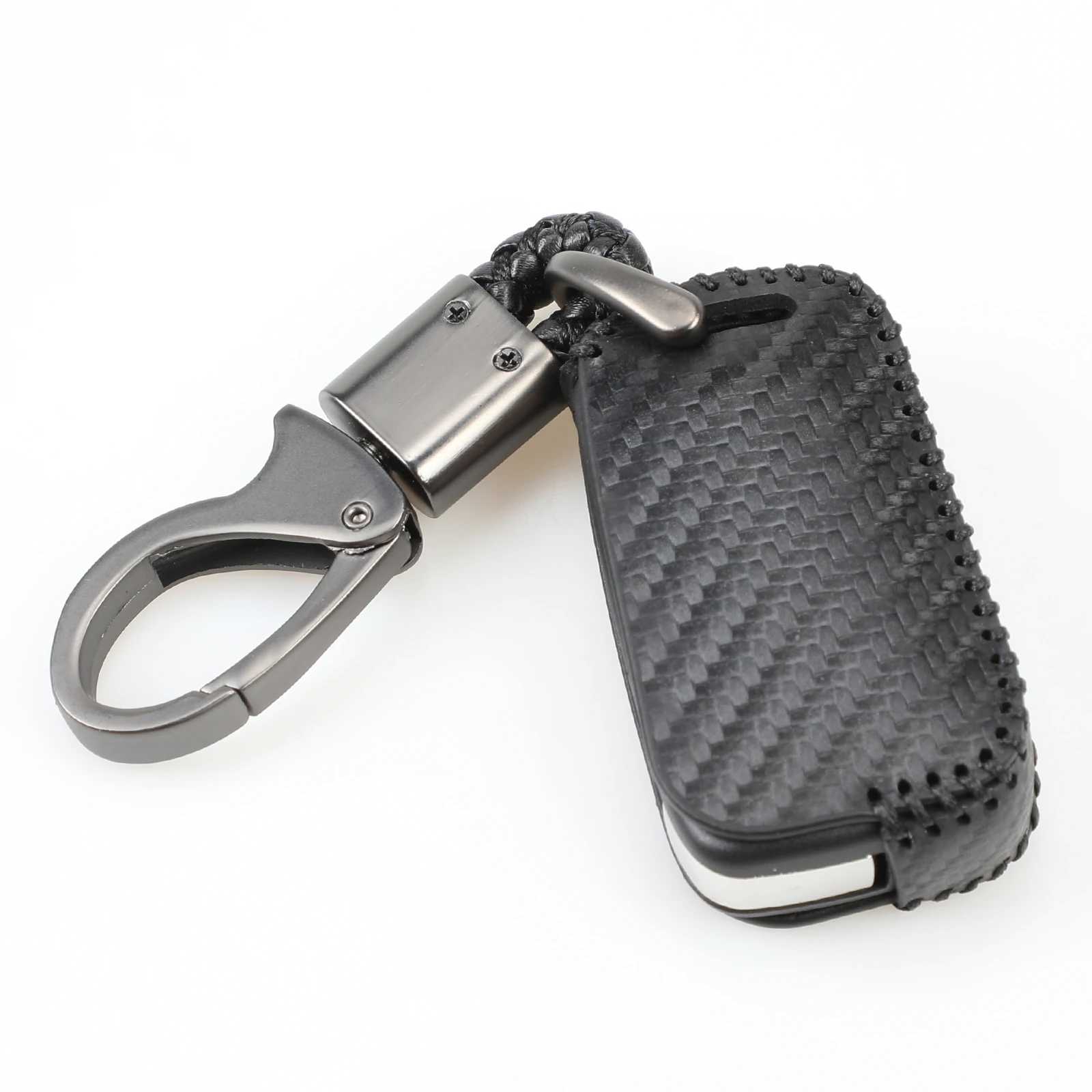 

Kutery 10pcs 3 Butttons Leather Remote Key Case For Kia Rio Sportage Soul ceed Fit HYUNDAI i30 Verna Veloster i35 Carbon