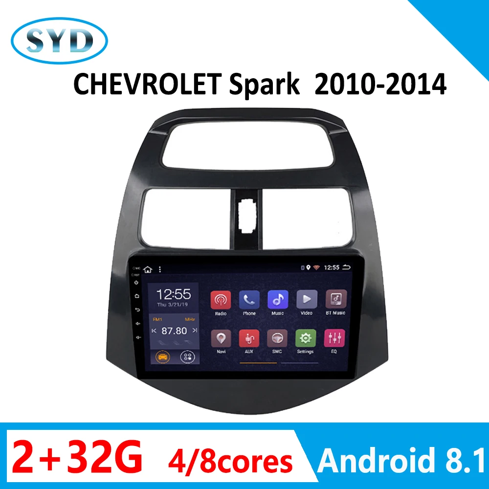 Автомагнитола coche для CHEVROLET Spark android стерео автомобильный мультимедийный плеер 2DIN