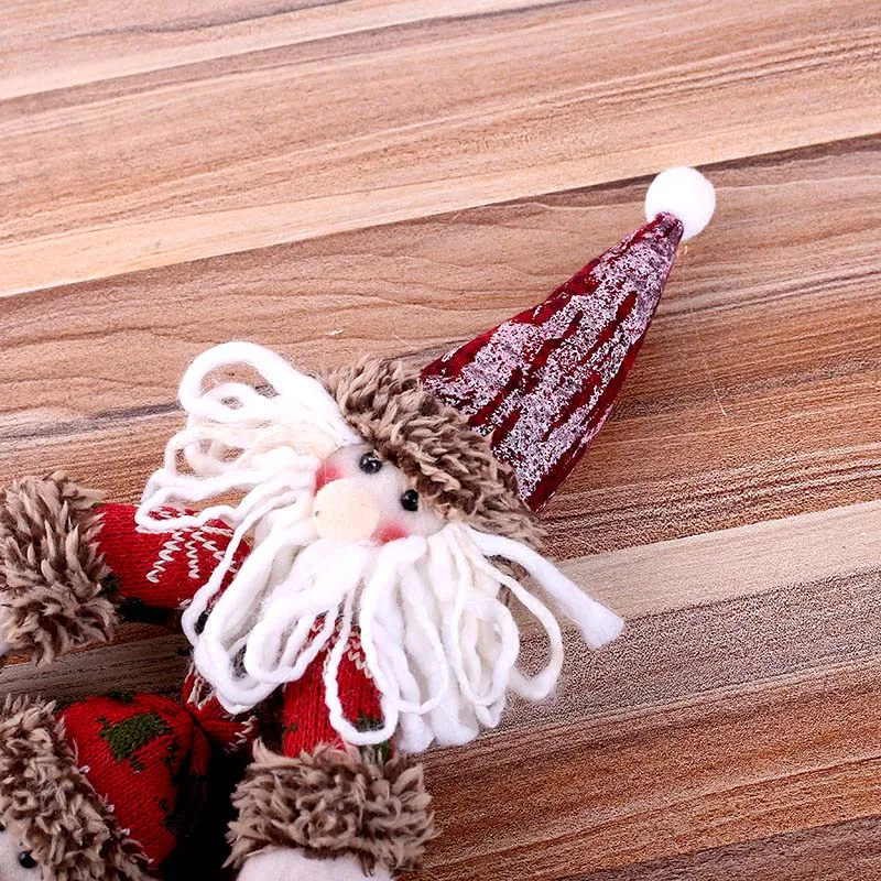 Рождественские украшения DIY рождественские куклы молоток ротанговый венок