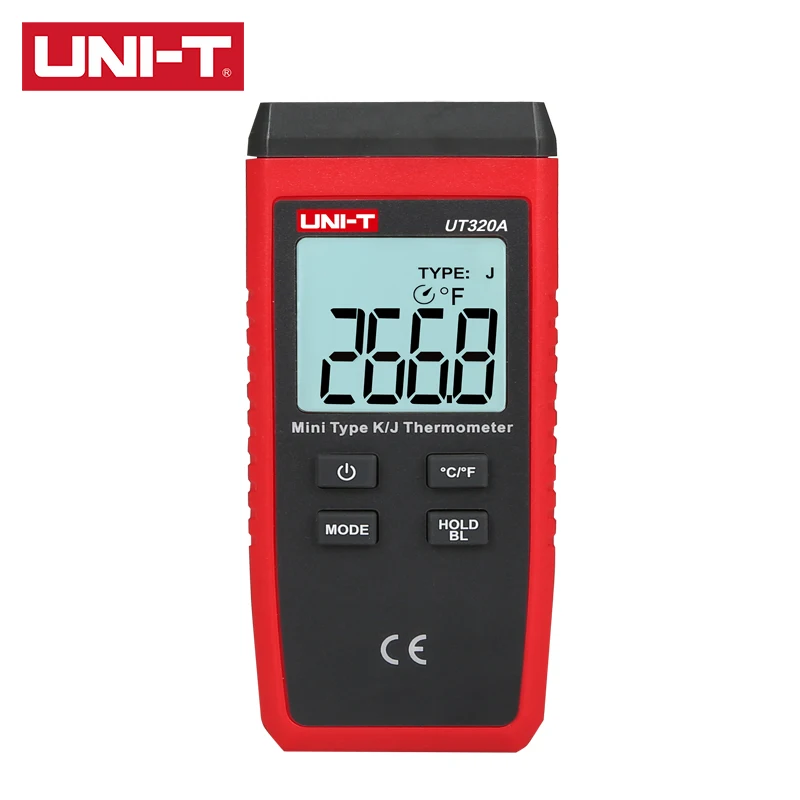 UNI T UT320A/UT320D Термометр термопары двухканальный K/J данные для автоматического