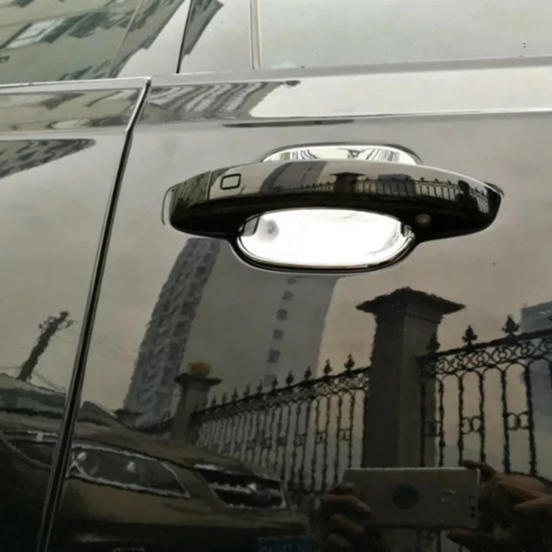 

for - Q7 2016 Car Exterior Door Handle Bowl Cover Trim Accessories