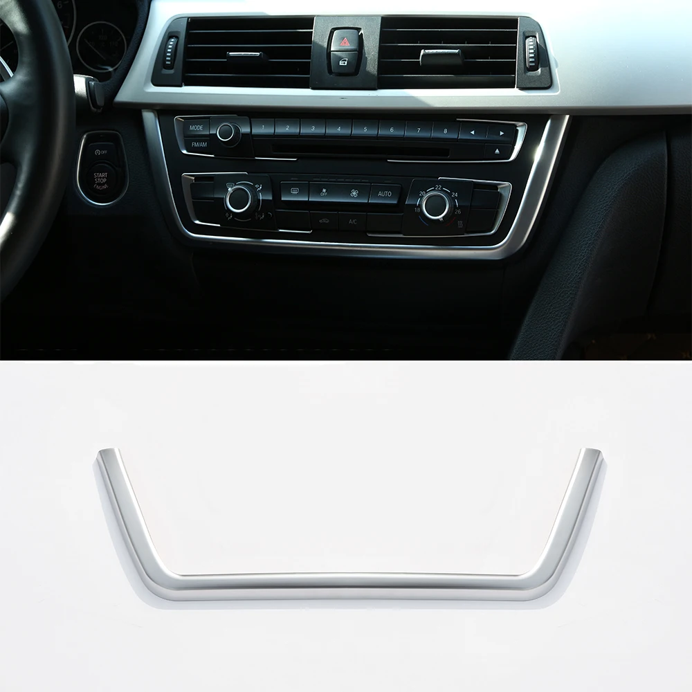 

New Chrome Dashboard Console Cover Trim Decorations for BMW 3 4 Series F30 F31 F32 F34 F36 316 318 320 420 2013-2015 Car Styling