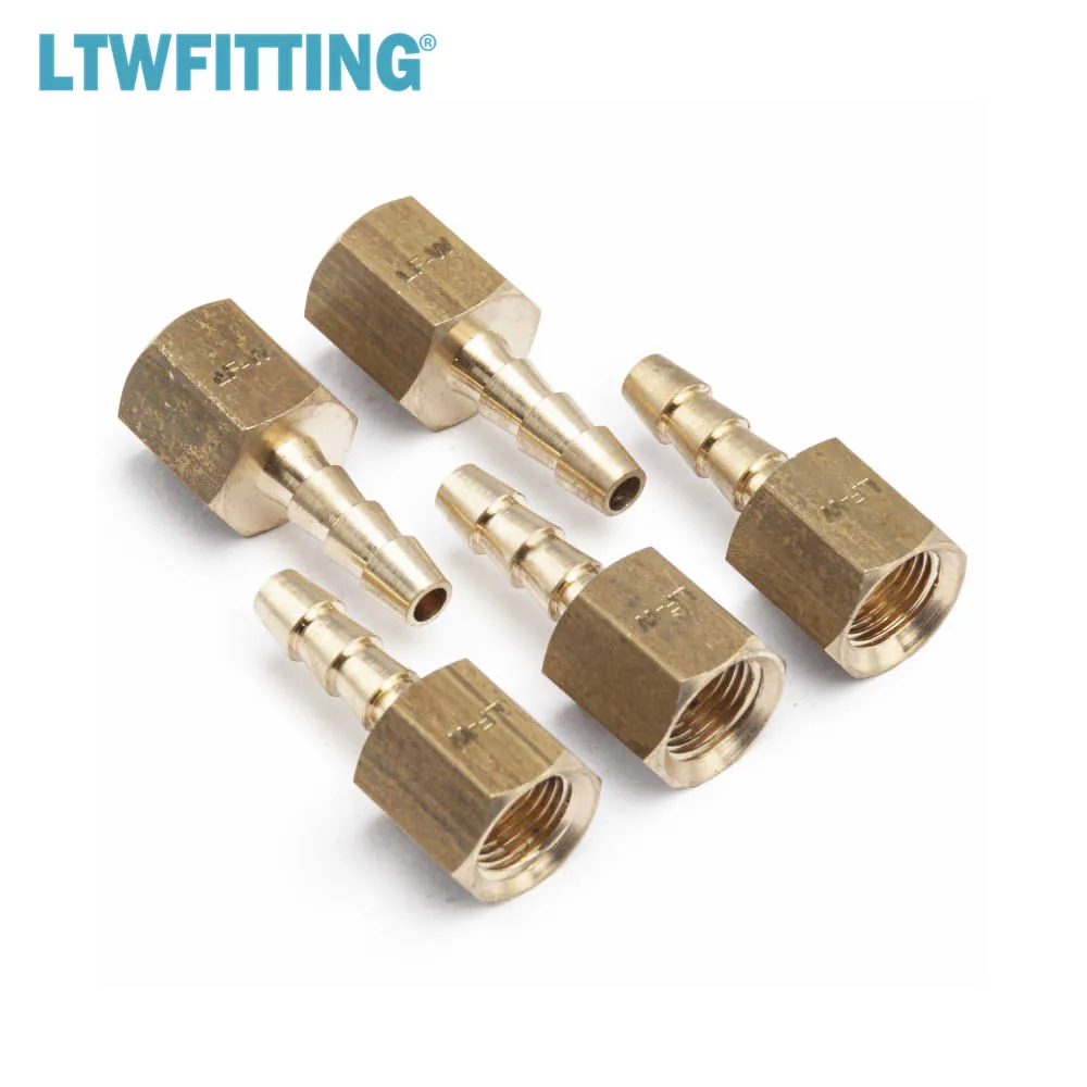 LTWFITTING латунный фитинг муфта/адаптер 3/16 &quotшланг Барб x 1/8&quot Женский NPT Топливный
