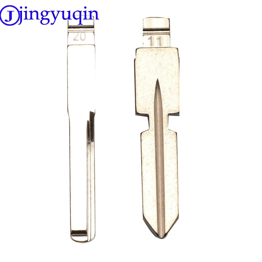 

jingyuqin Remote No.20 No.11 Metal Key Blade Blank For Mercedes Benz C E Card Series Car Remote Flip Folding