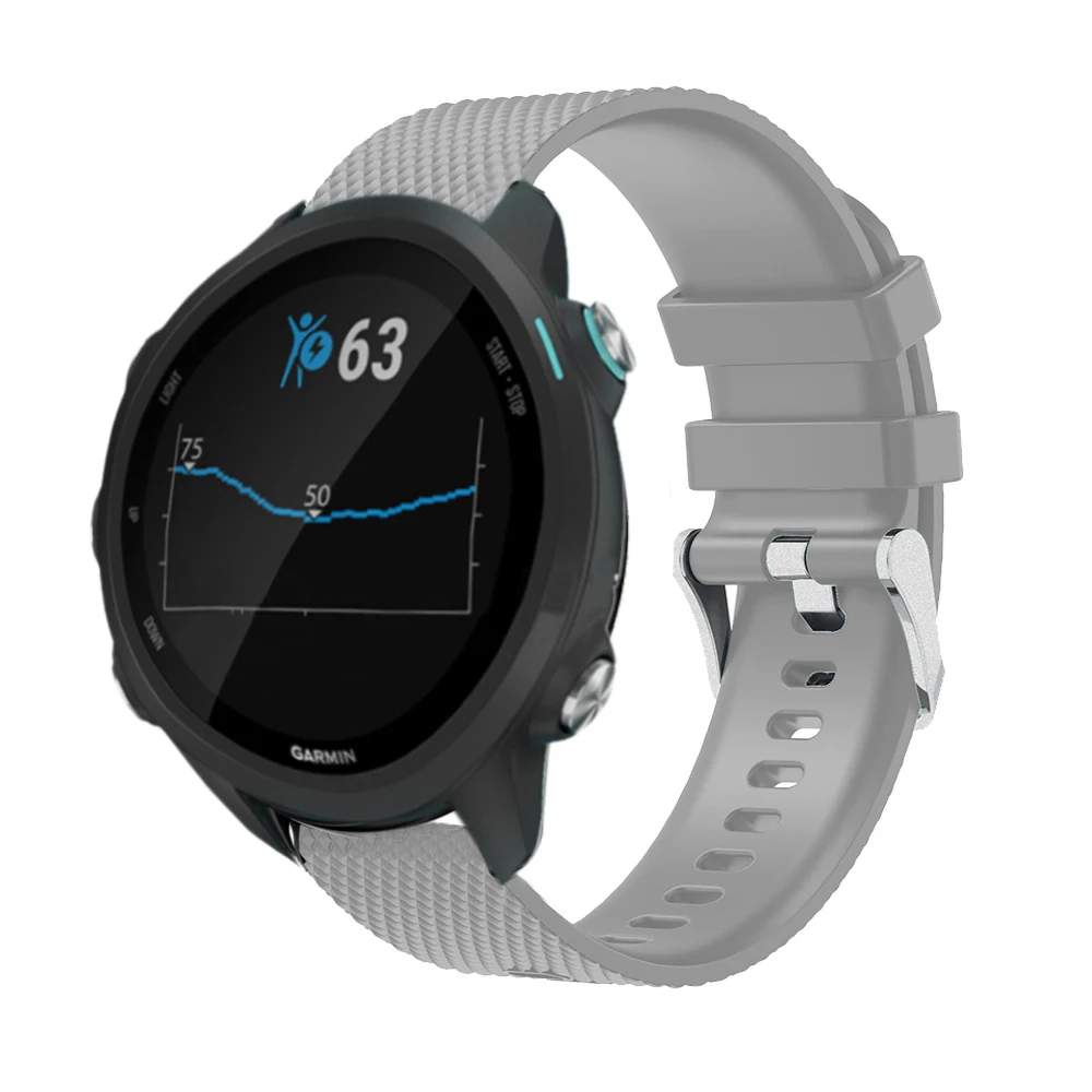 20 мм силиконовый ремешок для часов Garmin Forerunner 645 245 245M Vivoactive 3 Смарт-часы ремешок спортивный сменный Браслет