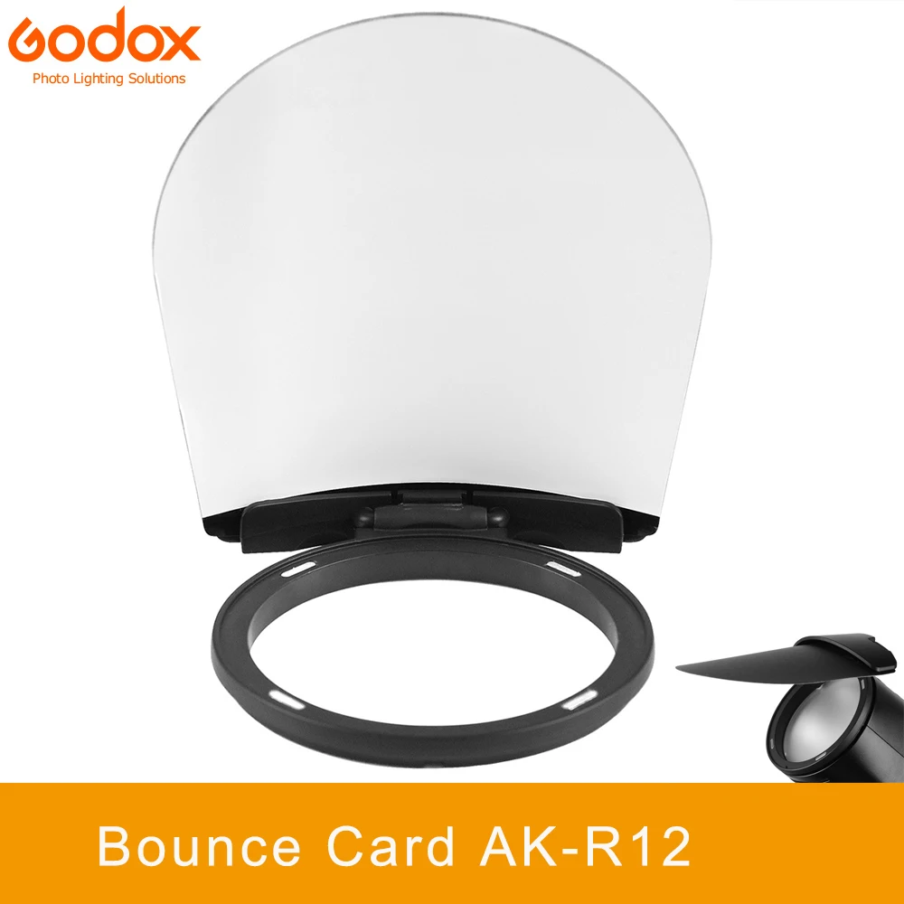 Фотовспышка Godox AK-R1S-R1 Barn Door, Snoot, Color filter, Reflector, Honeycomb, шаровой рассеиватель Kits для Godox AD200 H200R V1