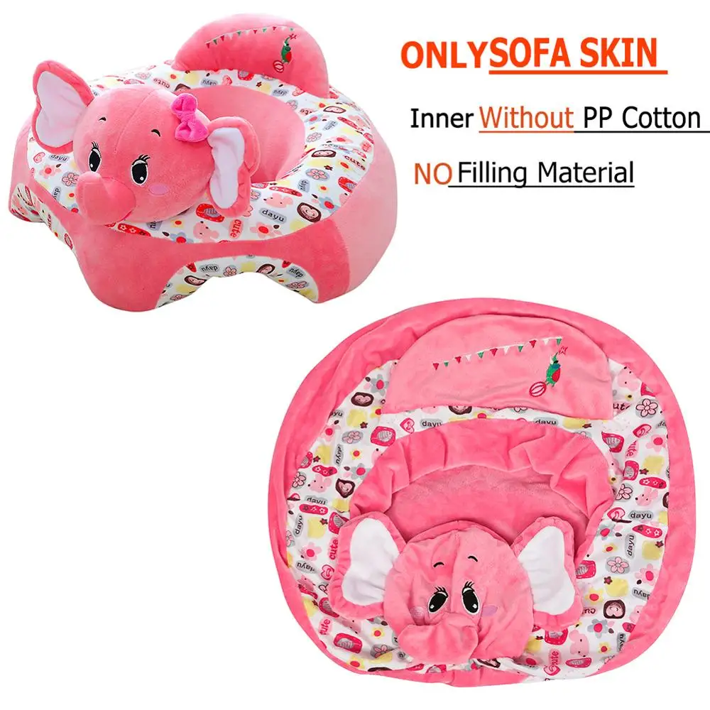 Baby Sofa Cover Learn to Sit Seat Feeding Chair Cover Washable Baby Sofa Skin for Infant Kid Sofa Cover Soft Seat Case No Cotton images - 6