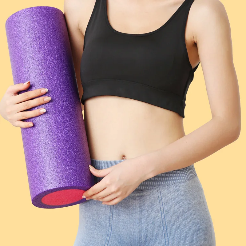 Ролик для йоги расслабление мышц пенная опора тренажер фитнеса тренажерного