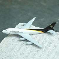 ups b747 cargo aircraft alloy diecast model 15cm aviation collectible miniature souvenir ornament with stand