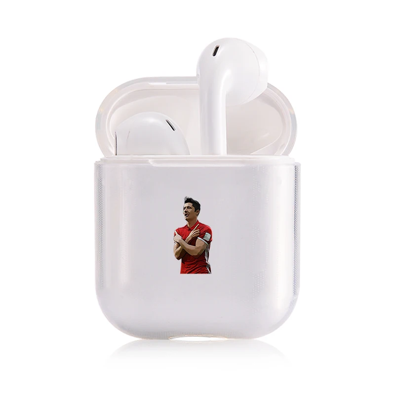 I200241 Знаменитый бренд баскетбольных Athlete наушники чехол для Apple airpods чехол игрок NBA Bluetooth Pop Air стручки чехол прозрачный жесткий чехол из пластика с изображением крышка - Цвет: I200241