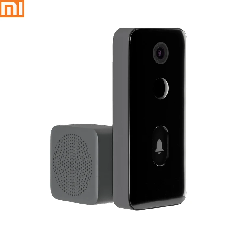 Дверной звонок Xiaomi Mijia Новый Умный дверной 2 AI обнаружение человека 3 дня облачное