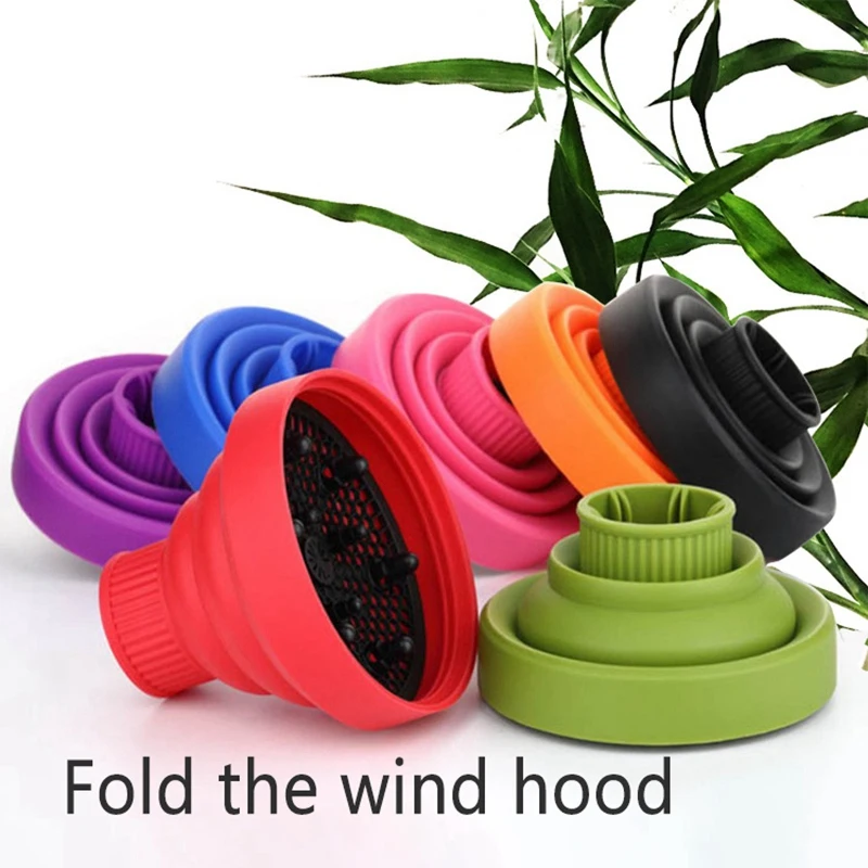 

Hairdryer Diffuser Cover Silicone Collapsible Hairdryer Accessories Hairdressing Salon Tools