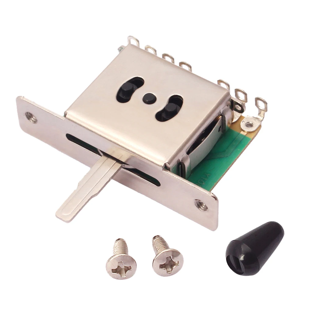 Pickup Toggle Switch - Black Tip 5 Way Choice For ST Electric Guitar | Parts &amp Accessories