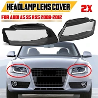 a5 s5 car front headlight headlamp lens cover shell decor sealant replace for audi a5 s5 rs5 2008 2012 8t0941004am 8t0941003am