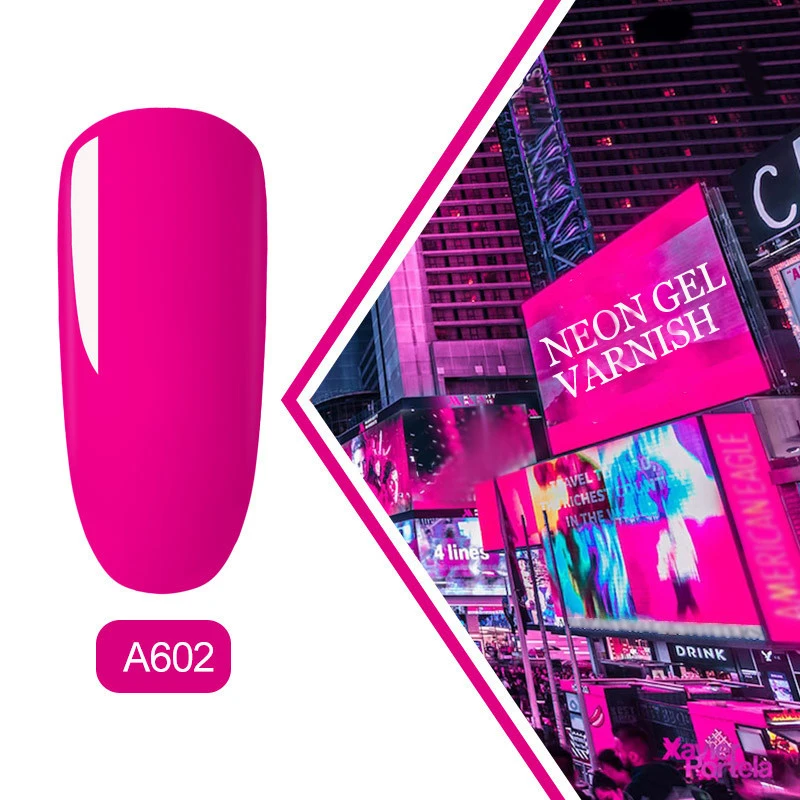 Флуоресцентный лак для ногтей 10 цветов фототерапия гель Высокое качество клей