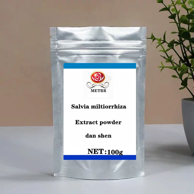 Salvia Miltiorrhiza Экстракт порошка 10:1 Tanshinone большое количество в наличии Dan Shen хорошее