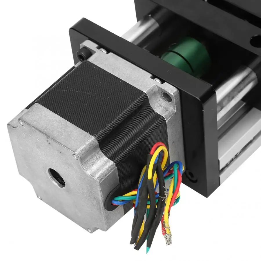 Двойной алюминиевый сплав вал шариковый винт линейный направляющий рельс с 57