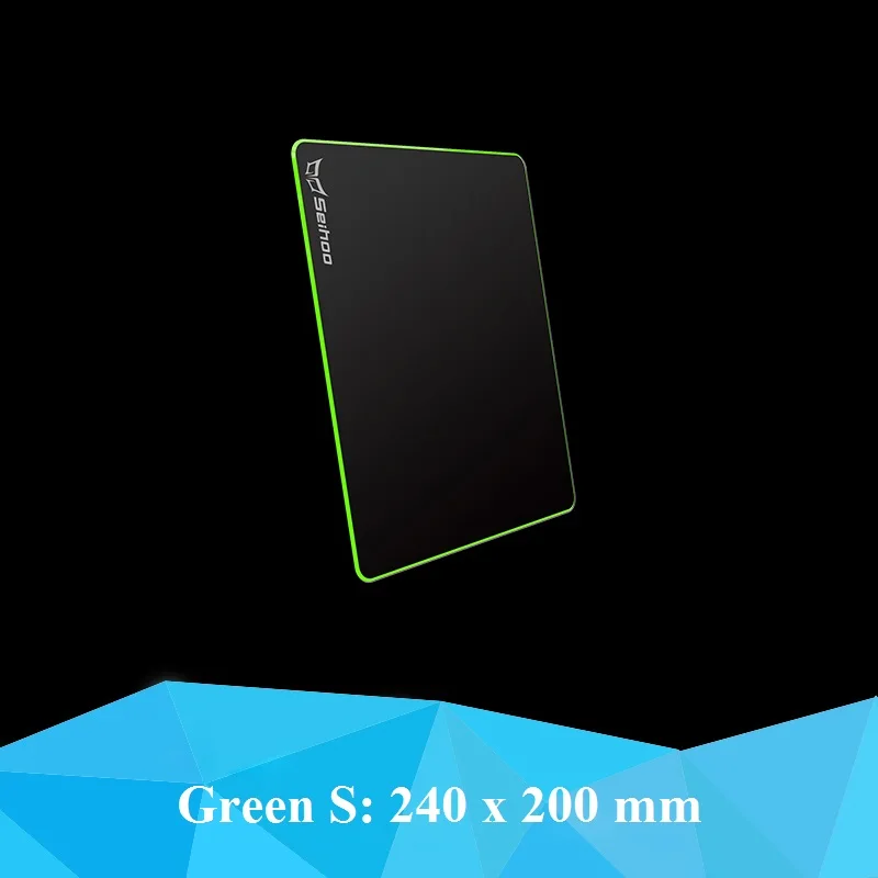 Green 240 Жесткий матовый гладкий резиновый коврик для мыши силиконовый нижний пластиковый большой размер игровой коврик для мыши Индивидуальный Коврик для мыши - Цвет: Green 240