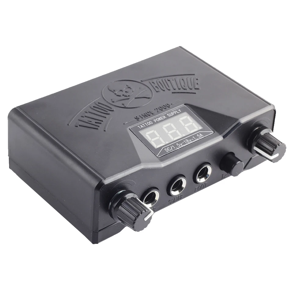 Профессиональный источник питания для тату с двойным цифровым ЖК-дисплеем