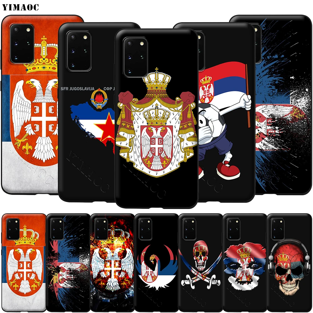 Чехол с флагом Сербии для Samsung A10s A20s A30s A40s A50s A70s Note 10 20 Plus A2 J4 J6 J7 J8 A21s M11 M21 M31s M30s |