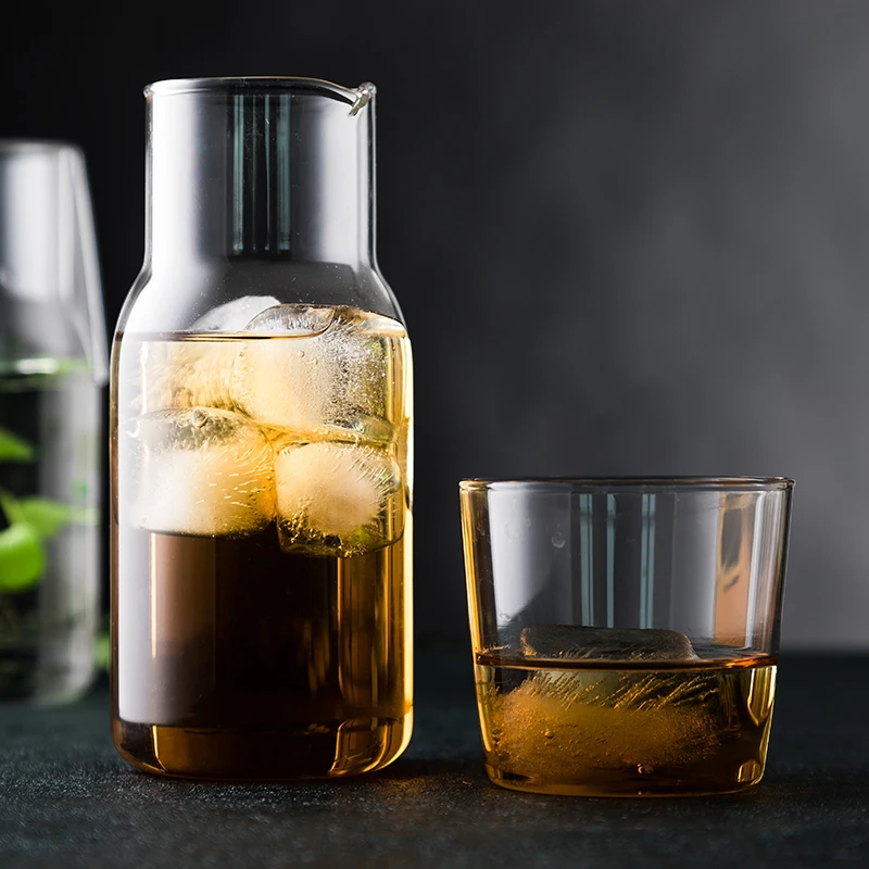 Графин для воды со стаканом стеклянная бутылка наборы чашек Термостойкие чашки