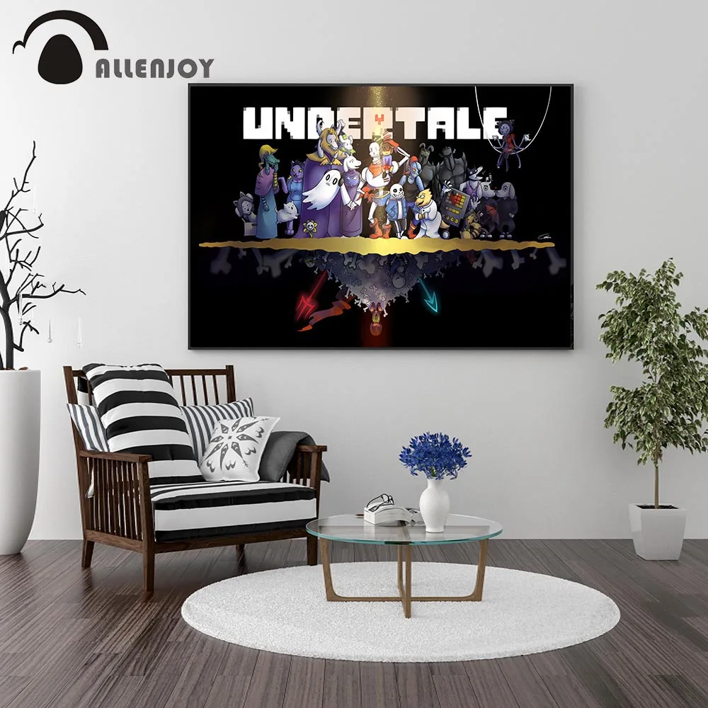 Настенные графики Allenjoy Undertale известные игры персонажи мультфильмов холст